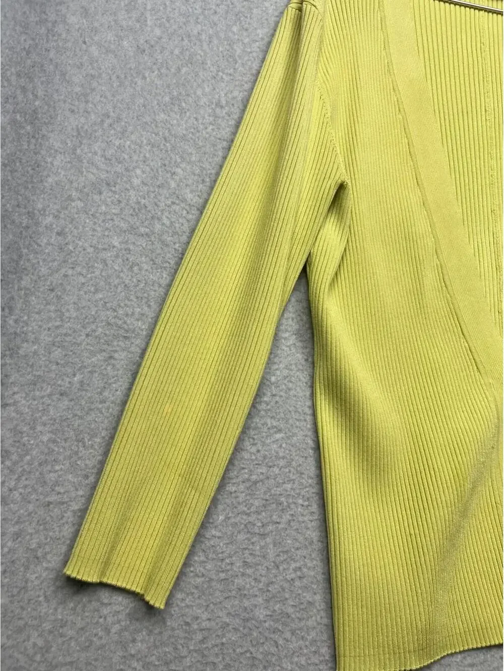 LAFAYETTE 148 Open Front Silk Knit Cardigan Womens Size L Minimalist